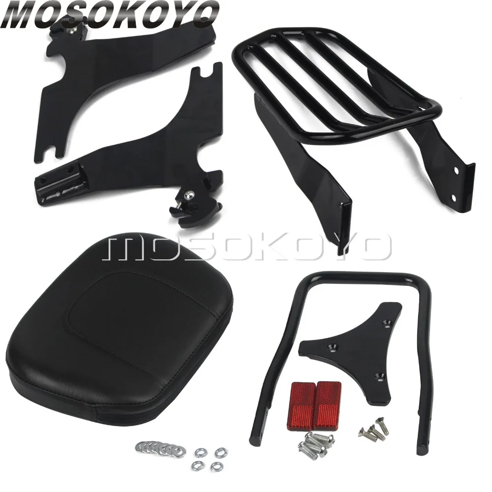 Съемная багажная стойка для Harley Softail Fatboy Springer FLST FXST FLSTF FLSTS 05 06 07 17|Накладки и