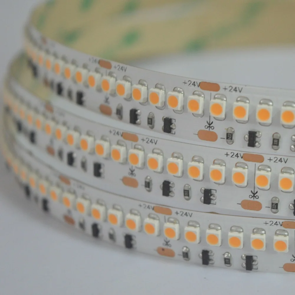 Светодиодная ленсветильник SMD3528 постоянного тока 5 м 24 В 228 светодиодов/м|led strip