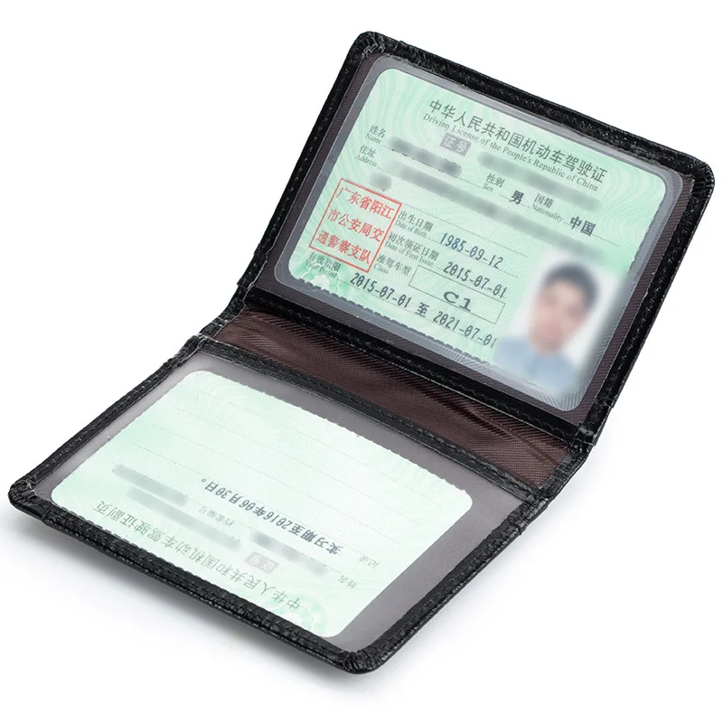 Мужской Чехол-кошелек из натуральной кожи с rfid-блокировкой мужской держатель для