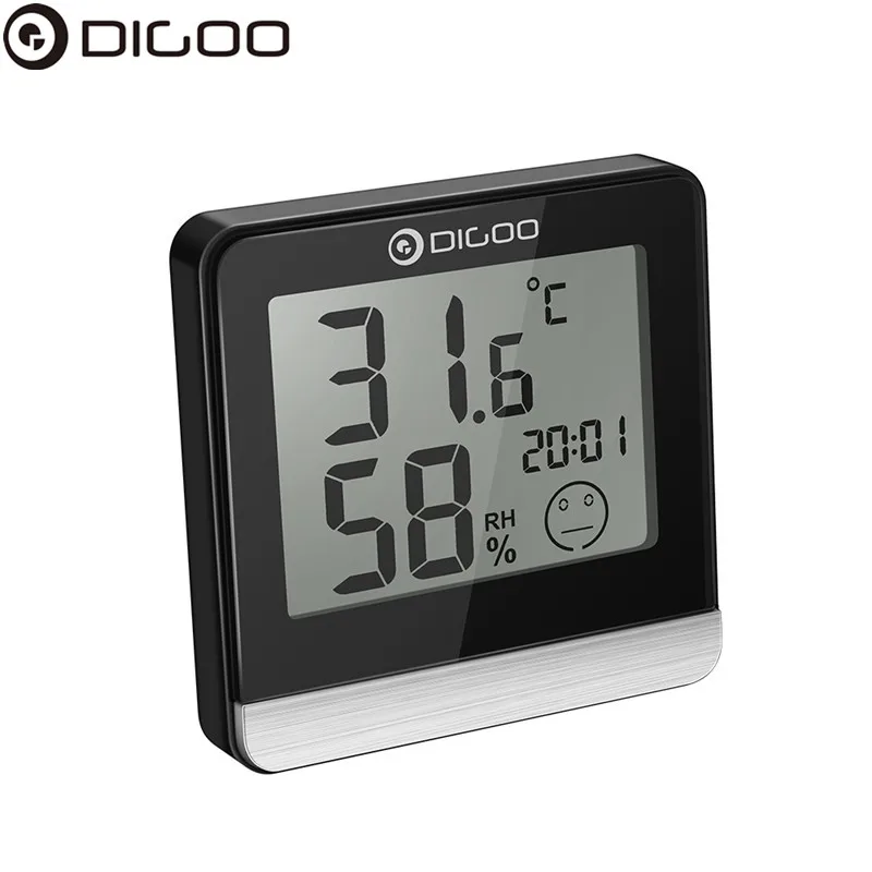 Digoo DG BC20 ванная комната ЖК цифровой термометр время комфорт Уровень Дисплей IP45