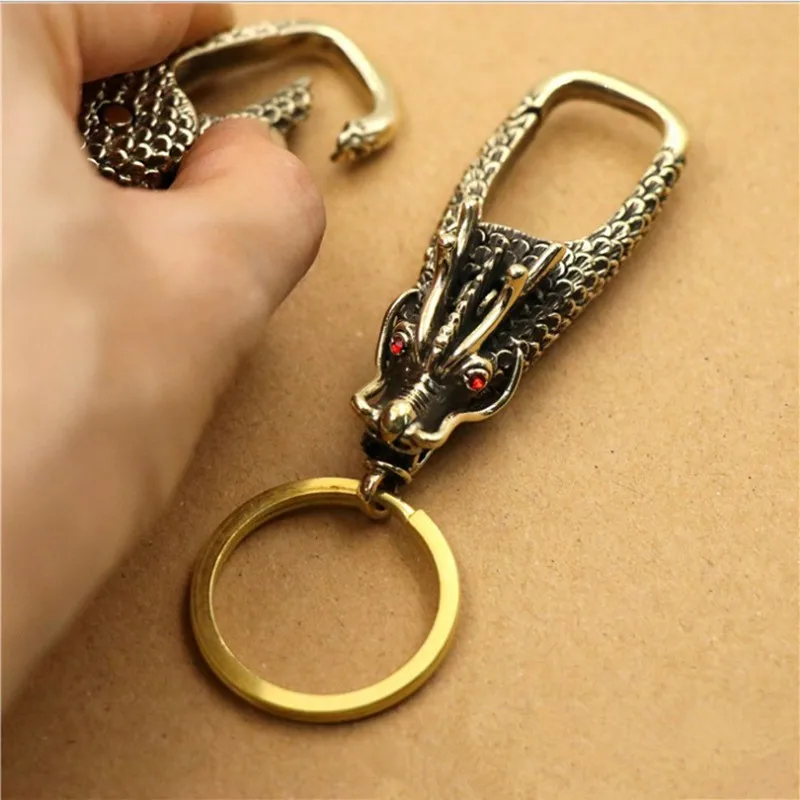 2x 100% Solid Brass Dragon Eye Swivel Bolt Snap hook clip bags Pet Tents Leash Car Key Ring DIY Gift Free shipping 1st Grade | Дом и сад