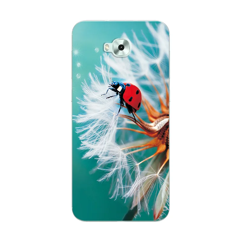W34 Для ASUS Zenfone 4 Selfie ZD553KL 5," чехол для телефона с сердечком, защитный чехол на заднюю панель Для Zenfone 4 Selfie ZD 553KL, облегающий чехол - Цвет: W34
