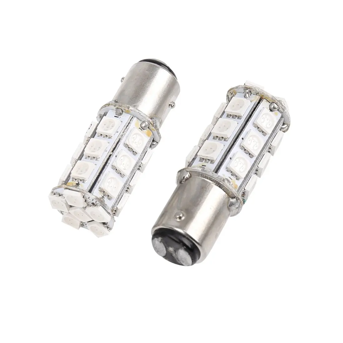 Uxcell 2 шт. 1157 BAY15d красный 24 5050 SMD LED Вт Автомобильный задний тормоз Запасная лампа