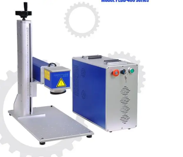 MAX/Rycus50w 30W Portable Fiber Metal Laser Marking Machine with rotary and 2D table With CE enlarge