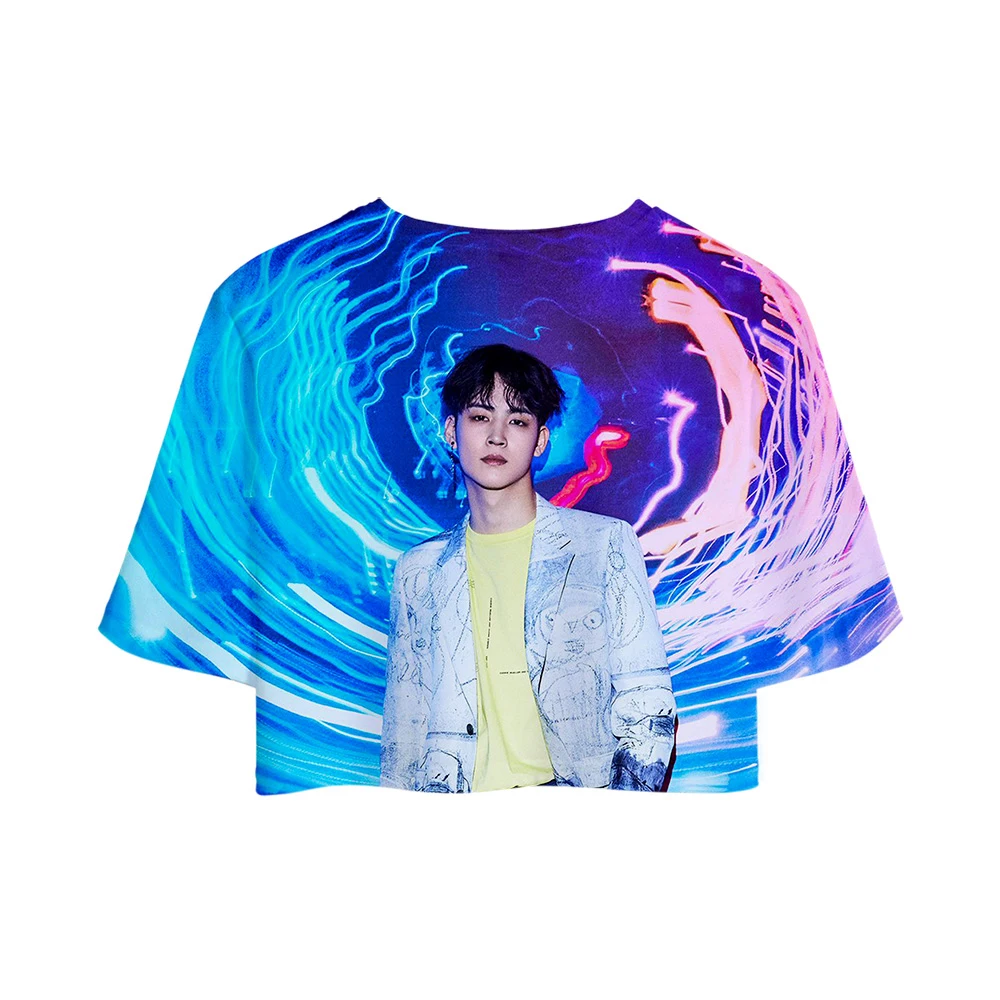 LUCKYFRIDAYF Объёмный рисунок (3D принт) KPOP GOT7 WORLD TOUR держать волчки культур для девочек
