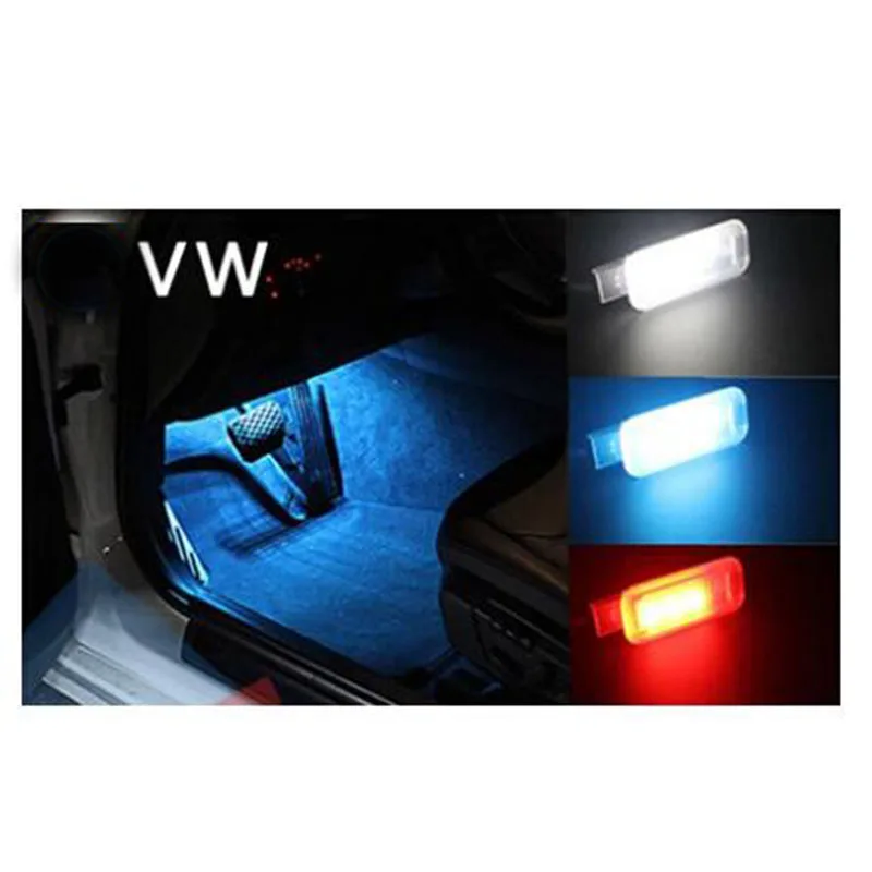 ASTYO автомобиля ног светильник для VW Golf 6 Jetta MK5 MK6 Passat CC Tiguan B6 освещение в ногах s|footwell