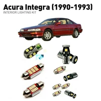 led interior lights for acura integra 1990 1993 8pc led lights for cars lighting kit automotive bulbs canbus