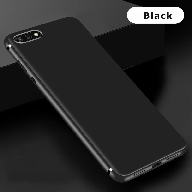 штейн матовый ультра тонкий Тонкий силиконовый чехол Huawei Y5 2018 чехлы мягкий
