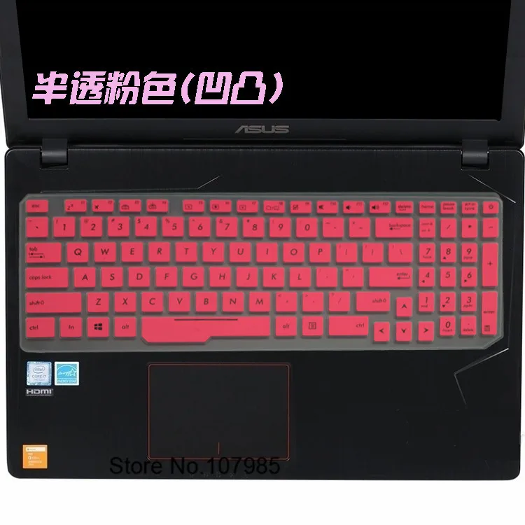 15,6 дюйма Силиконовая клавиатура для ноутбука Защитная крышка для Asus Rog FX73VD KX53VE FX53VD ZX53VE ZX73VD GL553 FX553 ZX53VD GL553vw