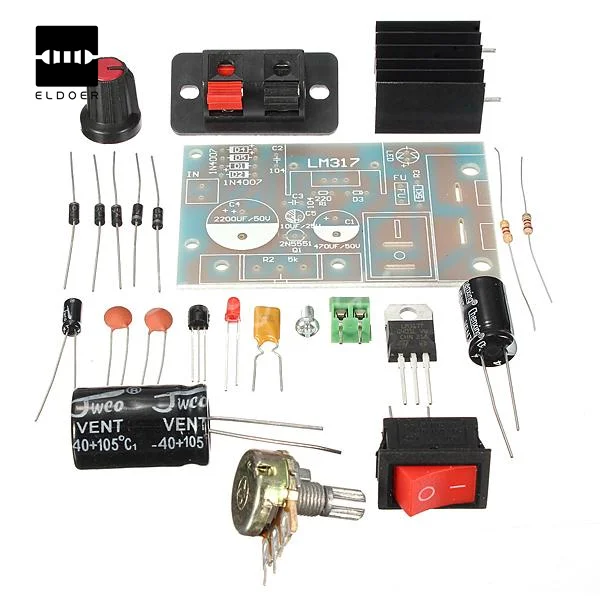 Набор электронных плат LM317 набор для самостоятельной сборки регулируемого