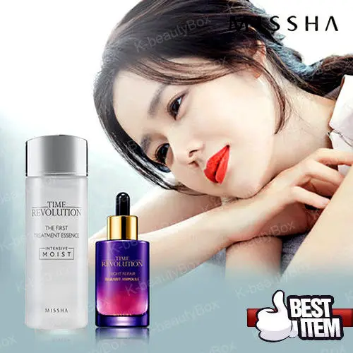 Отбеливающая Сыворотка для лица MISSHA Time Revolution отбеливающая Borabit Ampoule сыворотка