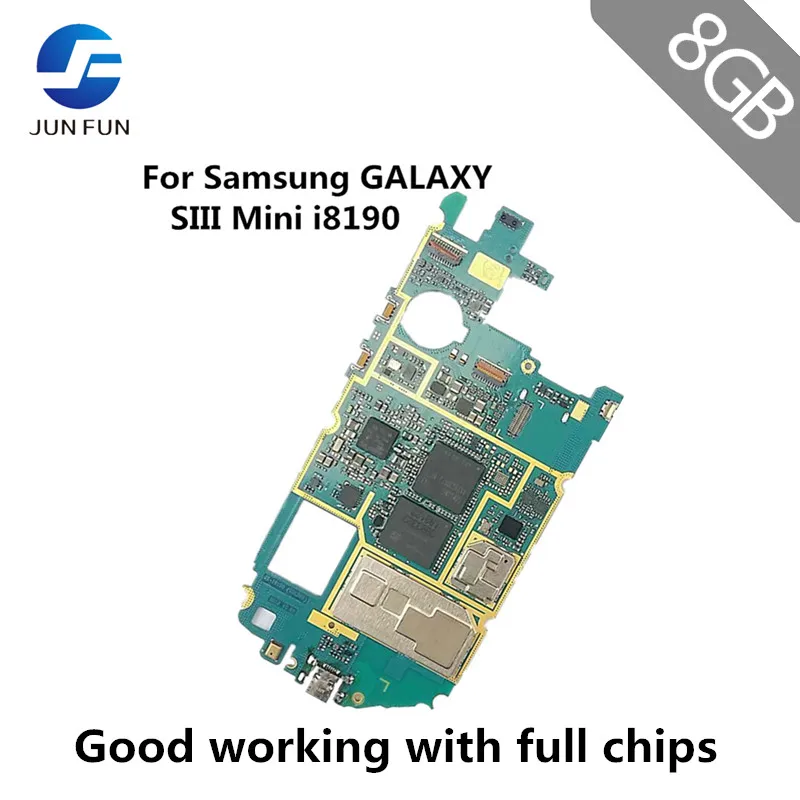 Материнская плата JUN FUN Для Samsung S3 Mini i8190 разблокированная Версия 8 ГБ с чипами
