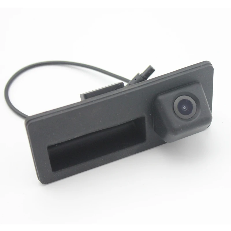 RCD330 Car Trunk Handle Rear View Camera For Audi VW MQB PQ MIB Stereo Monitor Support Data Trajectory Line . Not need CANBUS | Автомобили