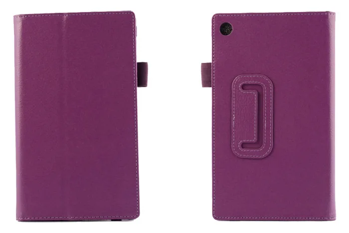 For Bracket Purple Для lenovo Tab 2 A7-10 A7-10F A7-20 A7-20F Tab2 A7 20 10 планшетный чехол откидной держатель модный кожаный чехол - Цвет: For Bracket Purple