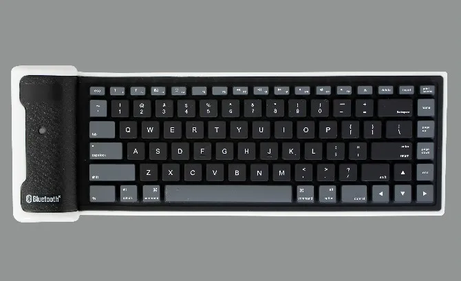 Горячая рулон водонепроницаемый складной гибкий беспроводной Bluetooth клавиатура