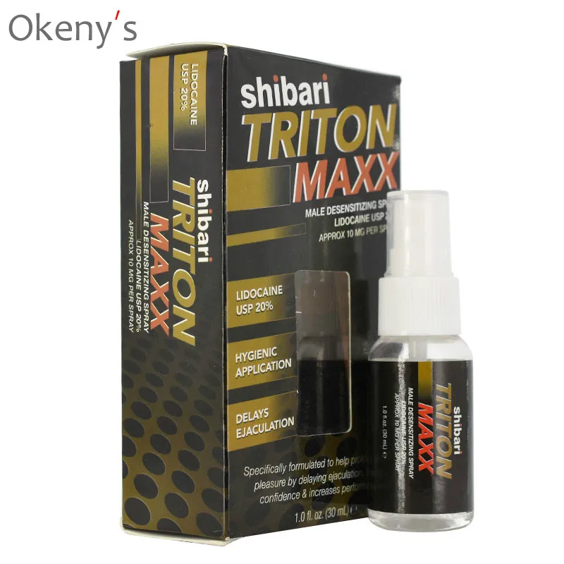 30 мл Shibari Triton MAXX улучшенная Формула Мужской спрей задержки большой пенис смазка