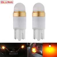 24 pcs amber orange yellow 3030 2smd w5w 194 t10 led bulb for car interior map dome light 12v auto parking position turn lamp