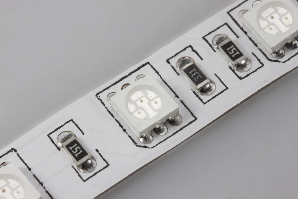 Гибкая светодиодная лента RGB 5050 SMD 12 в 60 светодиодный одов/м 5 м 300 светодиодов не