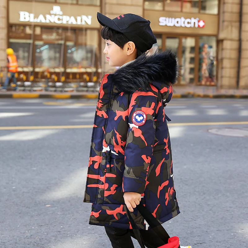 2018 Children Winter Jacket For Boy 5-12 Years Kids Coat Winterjas Jongen Doudoune Garcon Manteau Enfant Hiver |