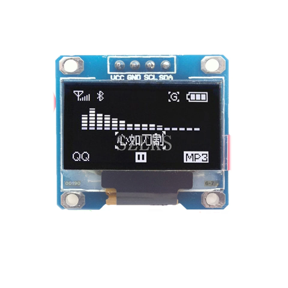 Синий/желтый и синий/белый 128X64 OLED LCD 0 96 &quotI2C IIC SPI серия новый оригинальный|spi serial|lcd