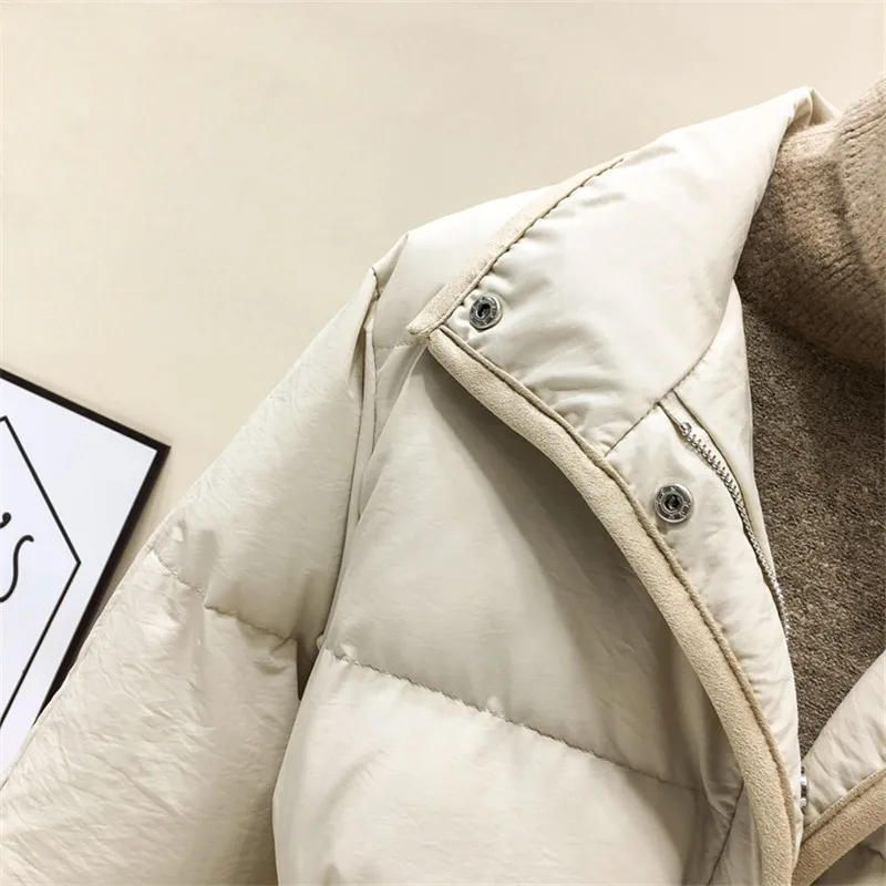 Короткая женская одежда из хлопка, зимняя Новинка, толстая Свободная верхняя одежда, модная повседневная женская стеганая куртка YY277