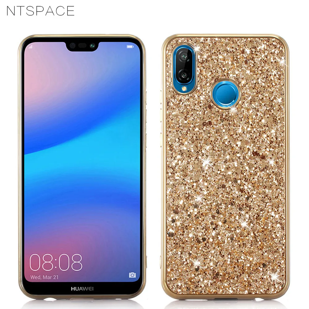 Чехол NTSPACE для телефона Huawei P20 Pro чехол с блестящими кристаллами и блестками