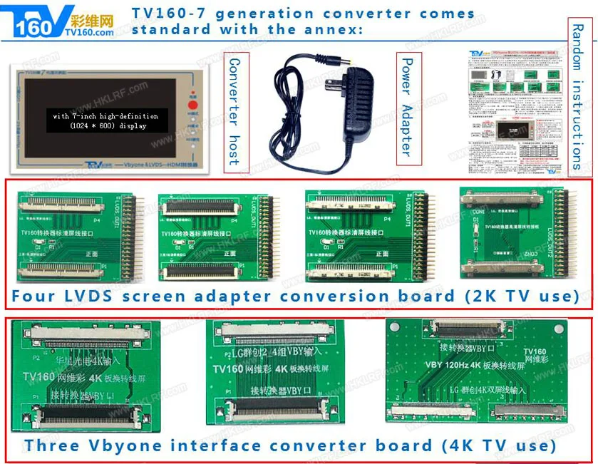TV160 7th 6th тестер ЖК-дисплей Vbyone LVDS к HDMI конвертер+ 43в1 Чип ремонт скребок/ZT-C1 цифровой мультиметр