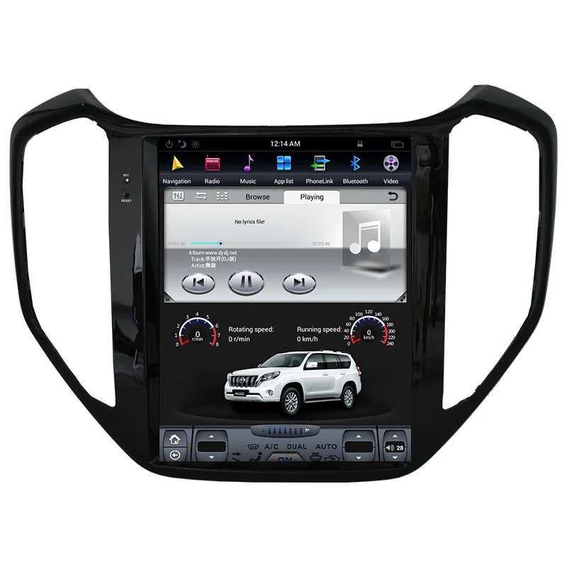 Tesla Android7.1 без DVD плеера GPS навигация для Changan CX70 2015 2016 2017 2018 карты CD большой 12 1 ''IPS