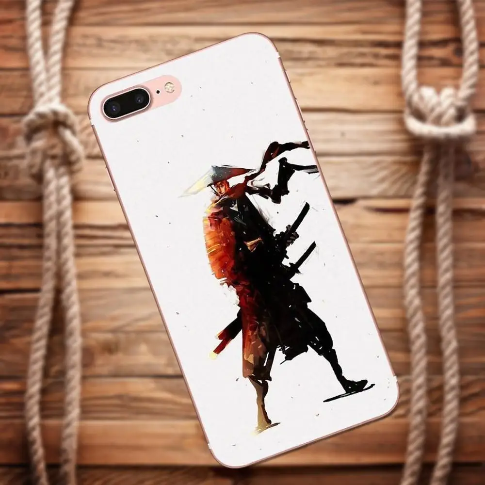 Vvcqod мужеством самурайский меч красивые аксессуары для телефона чехол Apple IPhone X 4 4S
