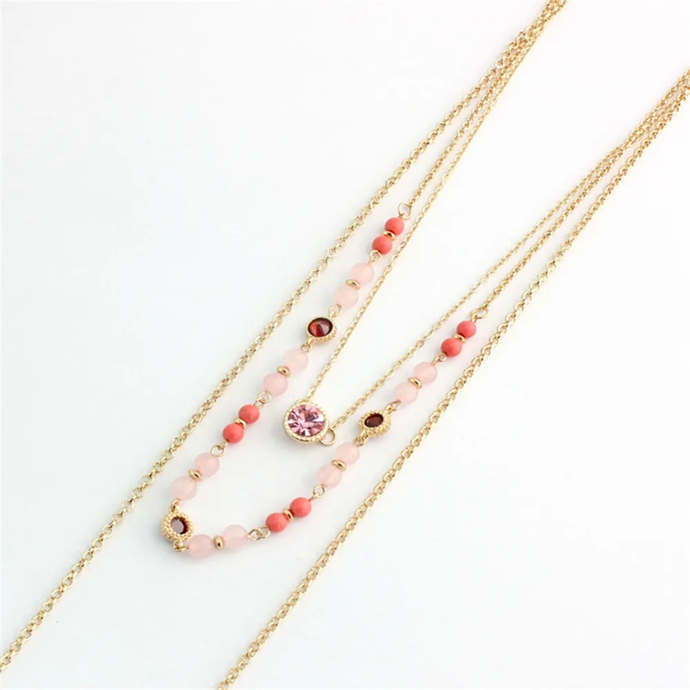 Xq с бесплатной доставкой длинное жемчужное ожерелье многослойное кисточкой из