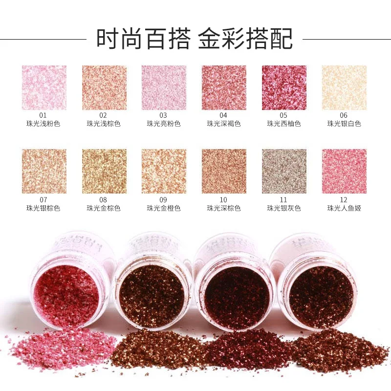 Focallure/Красота 18 Цвета High Gloss Перламутровые тени для век Русалка алмазный порошок