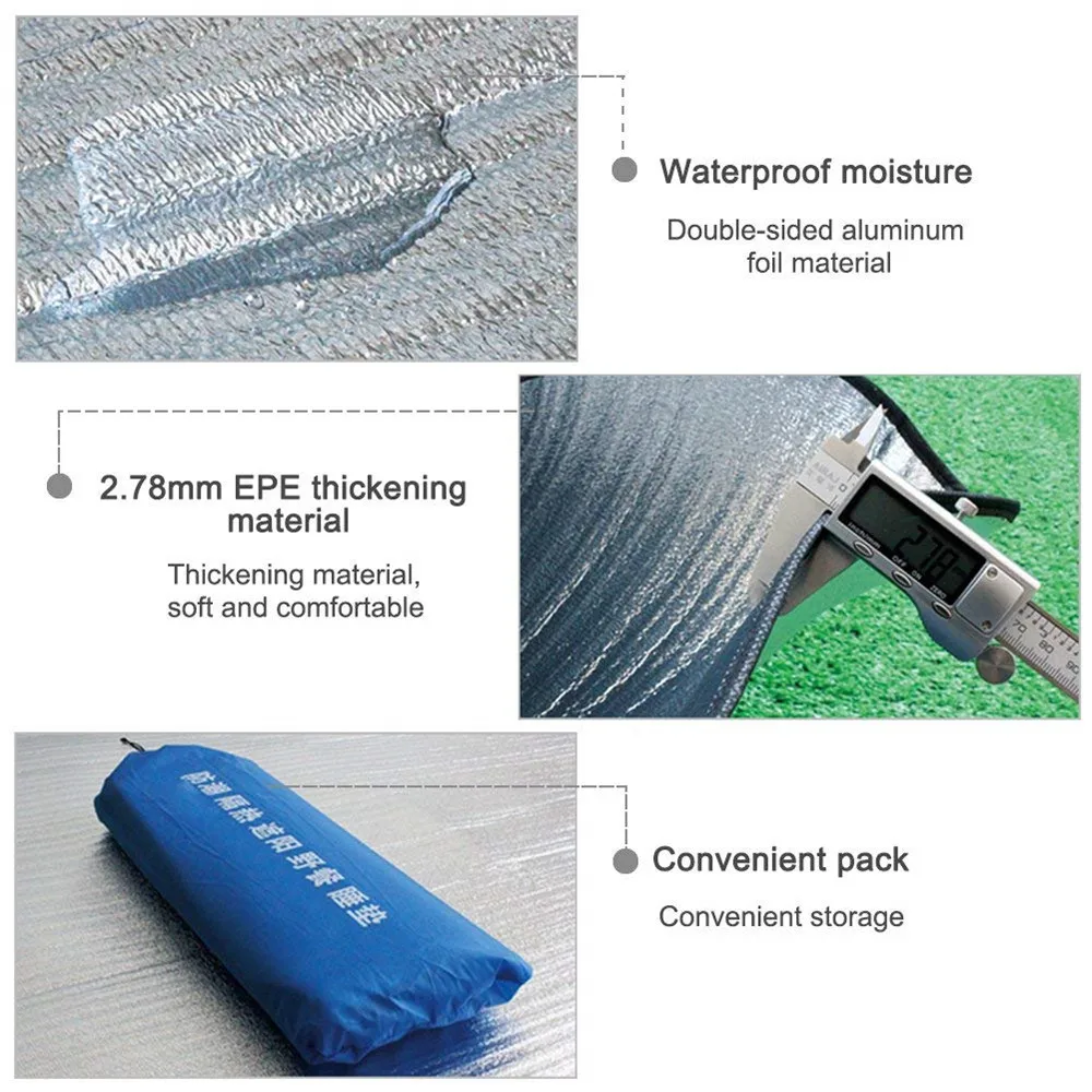 Пасхальный водонепроницаемый коврик из алюминиевой фольги EVA складной naturehike для