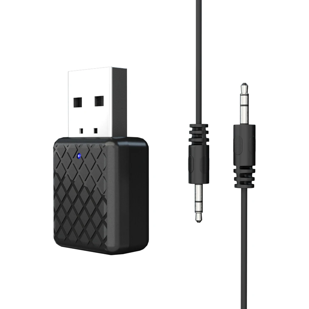 Bluetooth V5 передатчик приемник беспроводной A2DP аудио 3,5 мм разъем Aux адаптер