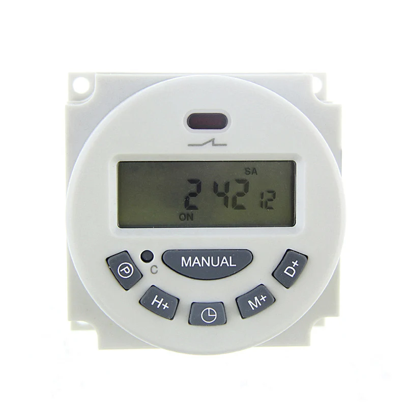 DC 12V Digital LCD Programmable Timer Time Relay Switch Weekly Electronic Control | Дом и сад
