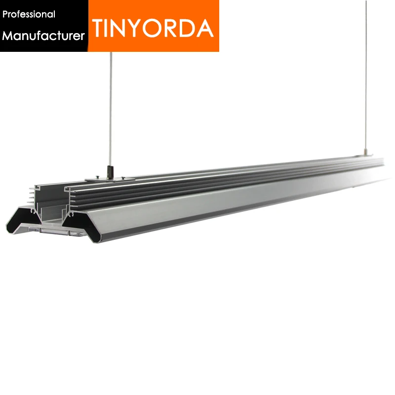 Tinyorda TG12656 2 шт. (длина 1 01 м) 120 Вт Led Grow Light Корпус радиатора подвесной светильник