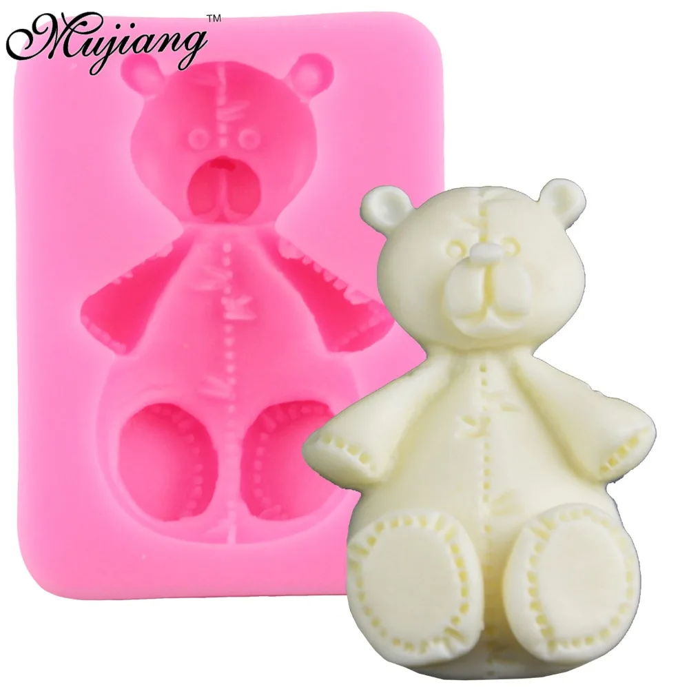 3D Детские вечерние формы для шоколадных конфет милые силиконовые плюшевого