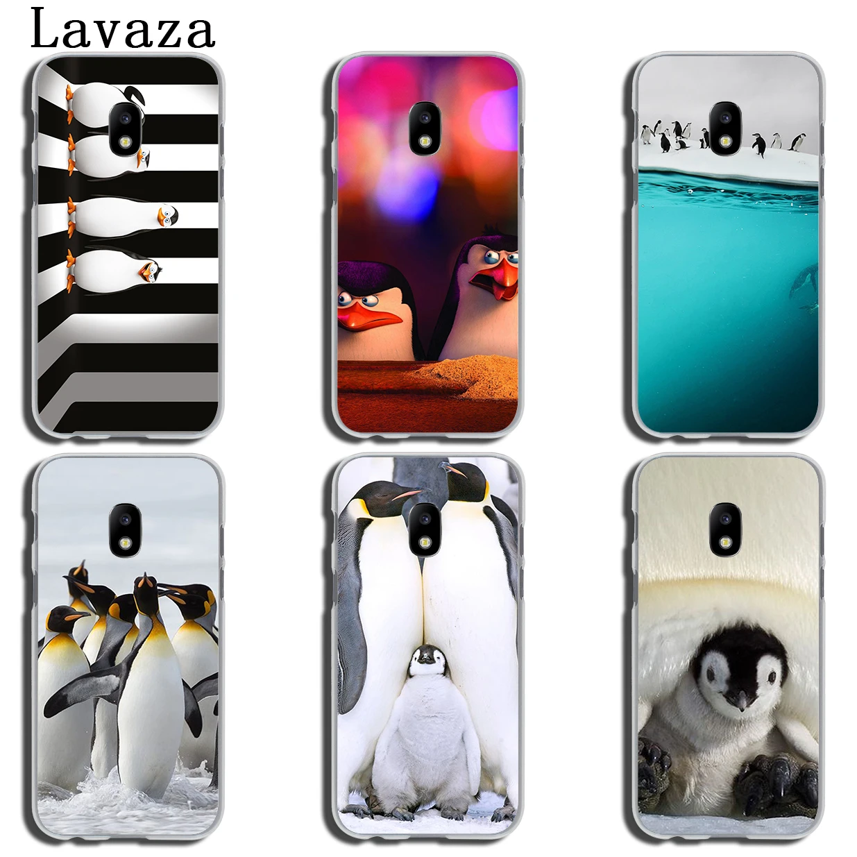 Милый жесткий чехол для телефона Lavaza Baby Penguin Samsung Galaxy J8 J7 Duo J6 J5 J4 Plus 2018 2017 2016 J2 J3 Prime