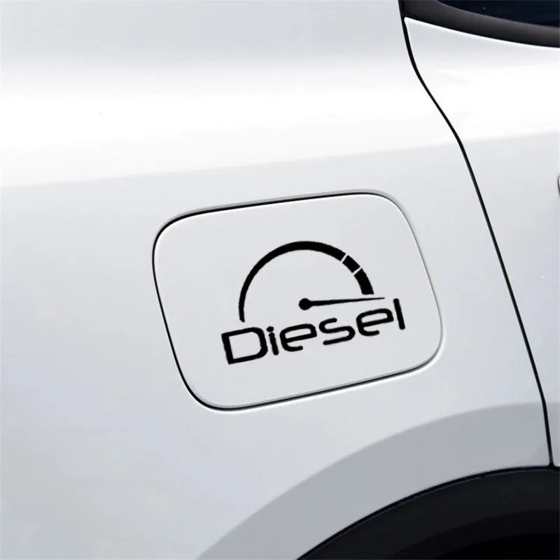 YJZT 12 7 см * 6 Автомобильная Наклейка Виниловая наклейка Turbo Diesel черный/серебристый