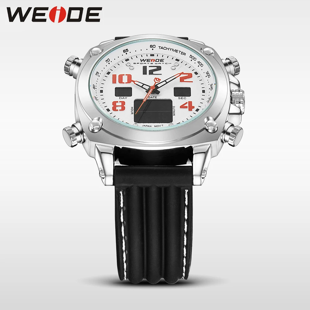 WEIDE Топ бренд Роскошные спортивные часы несколько часовых поясов relogio masculino esportivo