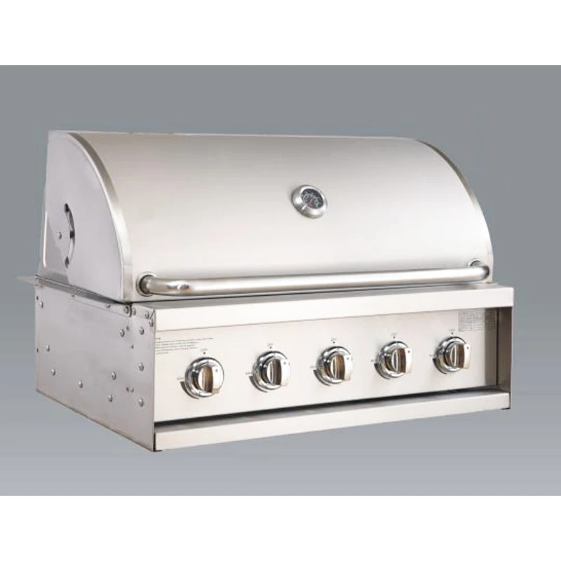 Встроенный бездымный наружный гриль из нержавеющей стали здоровая и стабильная