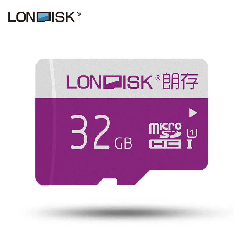 Карты памяти LONDISK 32 GB micro SD Class 10 (C10) UHS I (U1)/UHS (U3) microSDHC с адаптером SD|Карты памяти| |