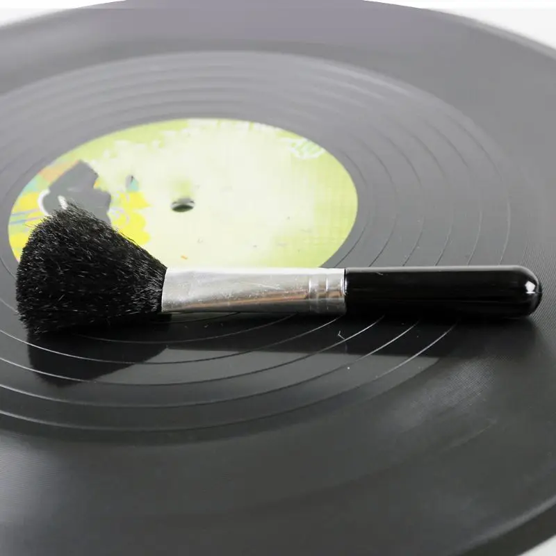 Anti-static Carbon Fiber Record Cleaning Brush Dust Remover for LP Vinyl Turntable Player Accessories | Электроника