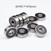 bearing 10pcs 607rs 7196mm free shipping chrome steel metal sealed high speed mechanical equipment parts