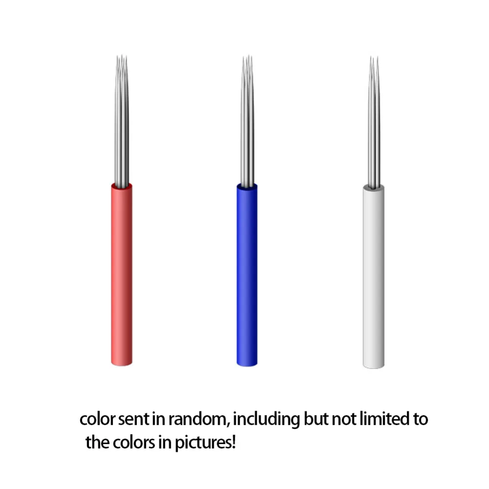 Татуировки ручки Pin ИГЛЫ Перманентный макияж бровей лезвия 3D вышивка ручной