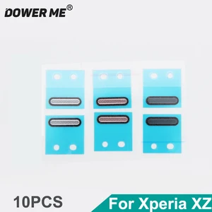 Сетчатая пылезащитная сетка для наушников Dower Me 10 шт.лот, пылезащитная сетка для динамиков с наклейкой на клейкой основе для Sony Xperia XZ F8331 F8332, быстрая доставка