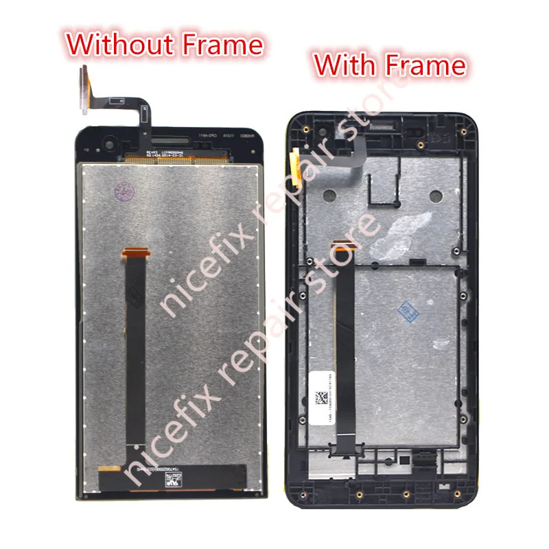 Для ASUS Zenfone 5 LCD сенсорный экран с рамкой дигитайзер ЖК для дисплей A501CG A500CG A500KL