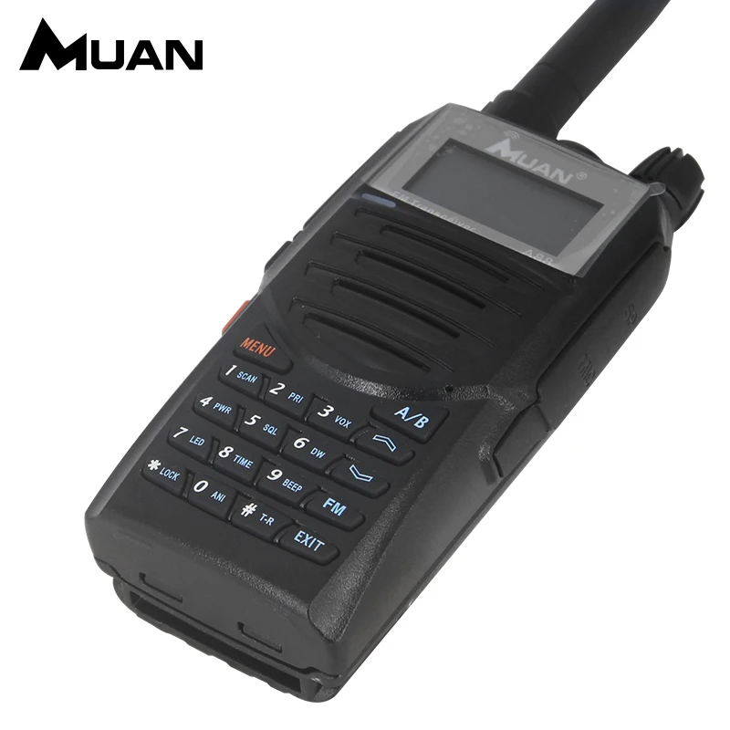 Муан A88 Walkie Talkie 10 км двухстороннее радио двухдиапазонный УКВ 199CH Портативный Хэм CB