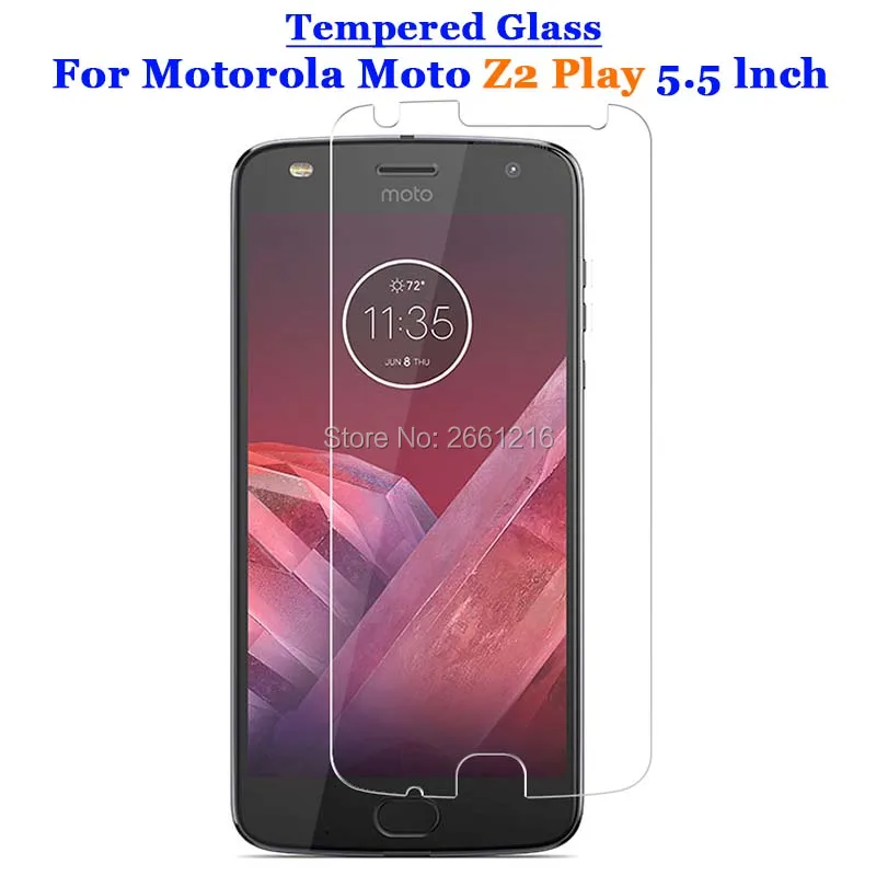 Закаленное стекло 9H 2.5D для Motorola Moto Z2 Play Премиум Защитная пленка экрана Z 2 2nd Gen 5