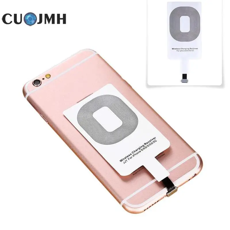 Универсальный Qi беспроводной приемник зарядного устройства Micro Usb Type C для Iphone 6 6s