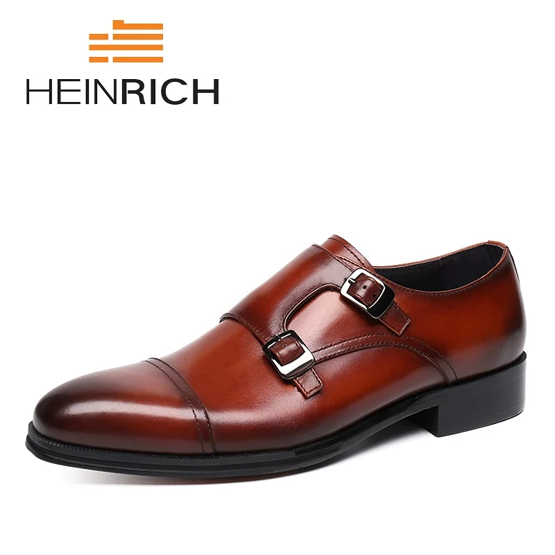 HEINRICH/2018 г. Формальные Мужские модельные туфли модные итальянские дизайнерские
